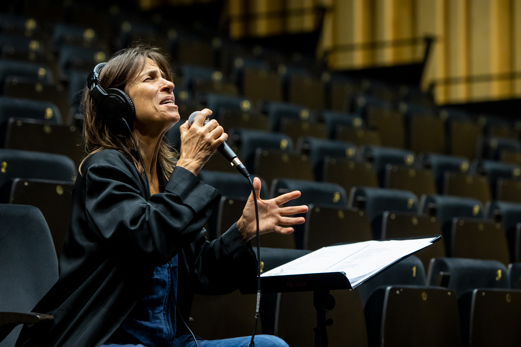 Gravació de Babel, a l'Espai Ter | © Xènia Gasull. Dugudun