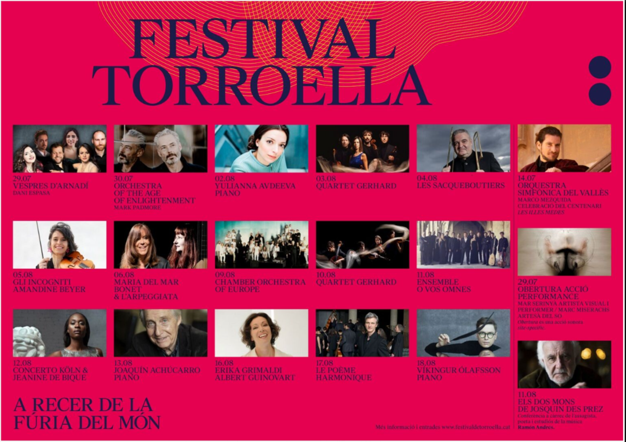 PROGRAMACIÓ FESTIVAL DE TORROELLA
