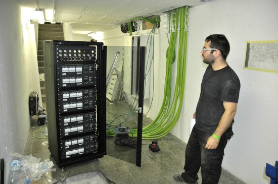 L'Auditori Teatre Espai Ter completa la darrera fase amb la instal·lació de l'equipament de llum i so propis