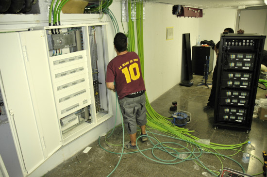 L'Auditori Teatre Espai Ter completa la darrera fase amb la instal·lació de l'equipament de llum i so propis